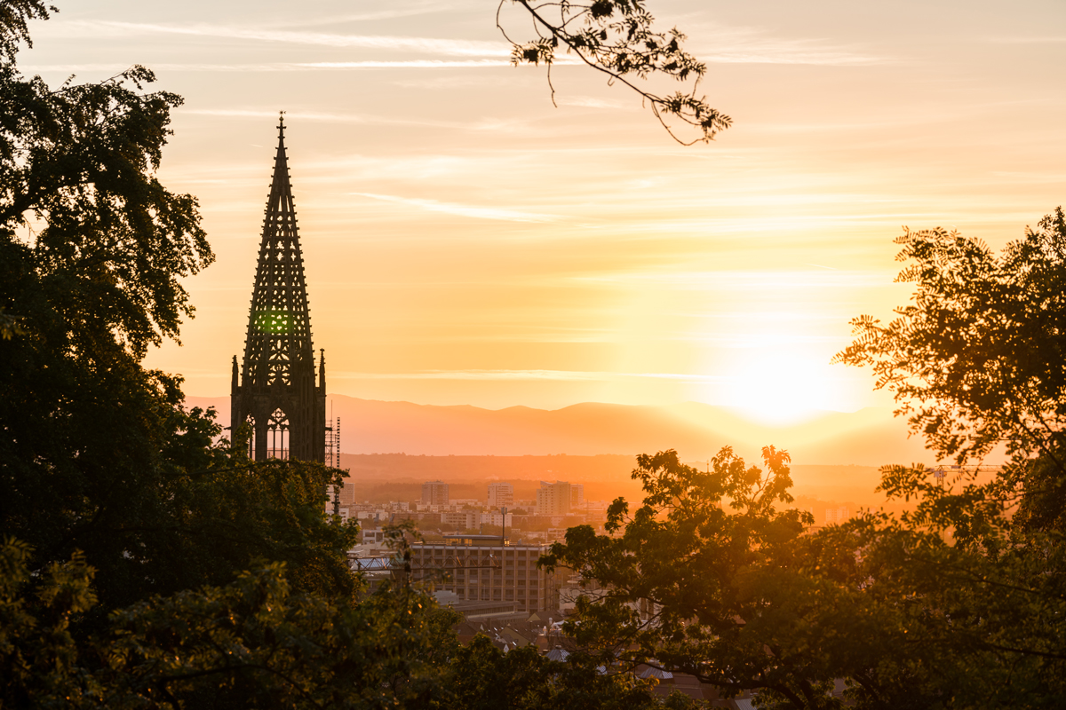 Münster im Sonnenuntergang - Copyright FWTM-Baschi Bender
