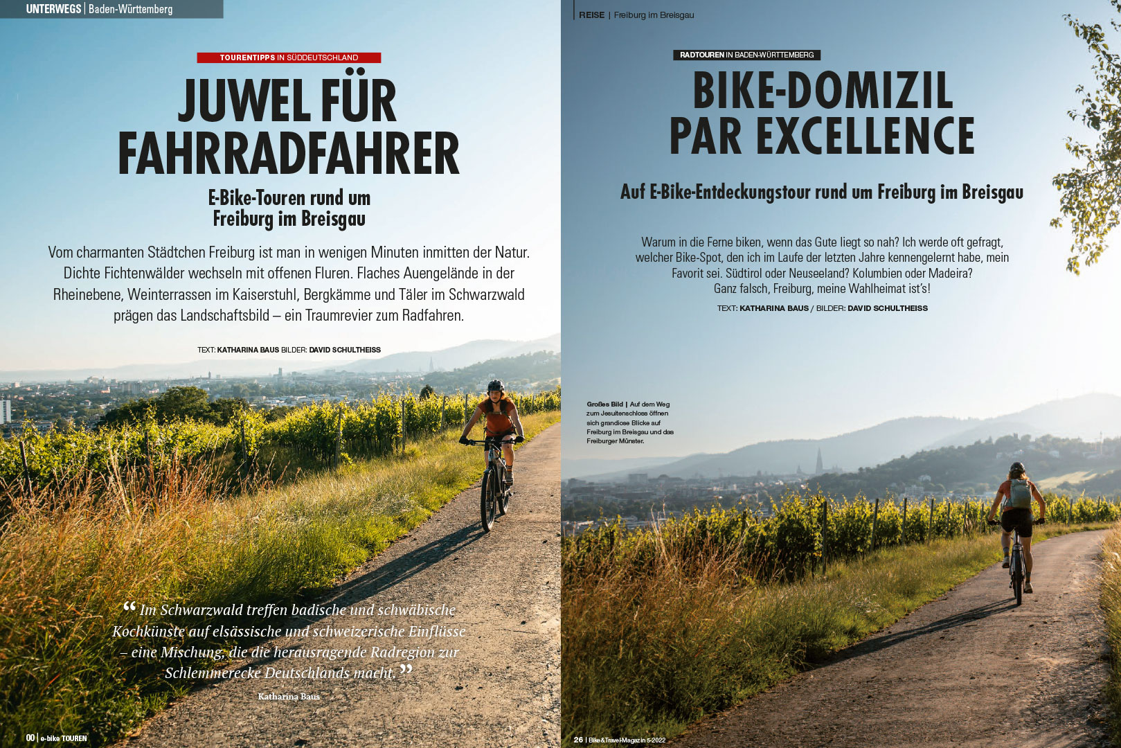 Zwei Beiträge in den Magazinen Bike&Travel und e-bike TOUREN