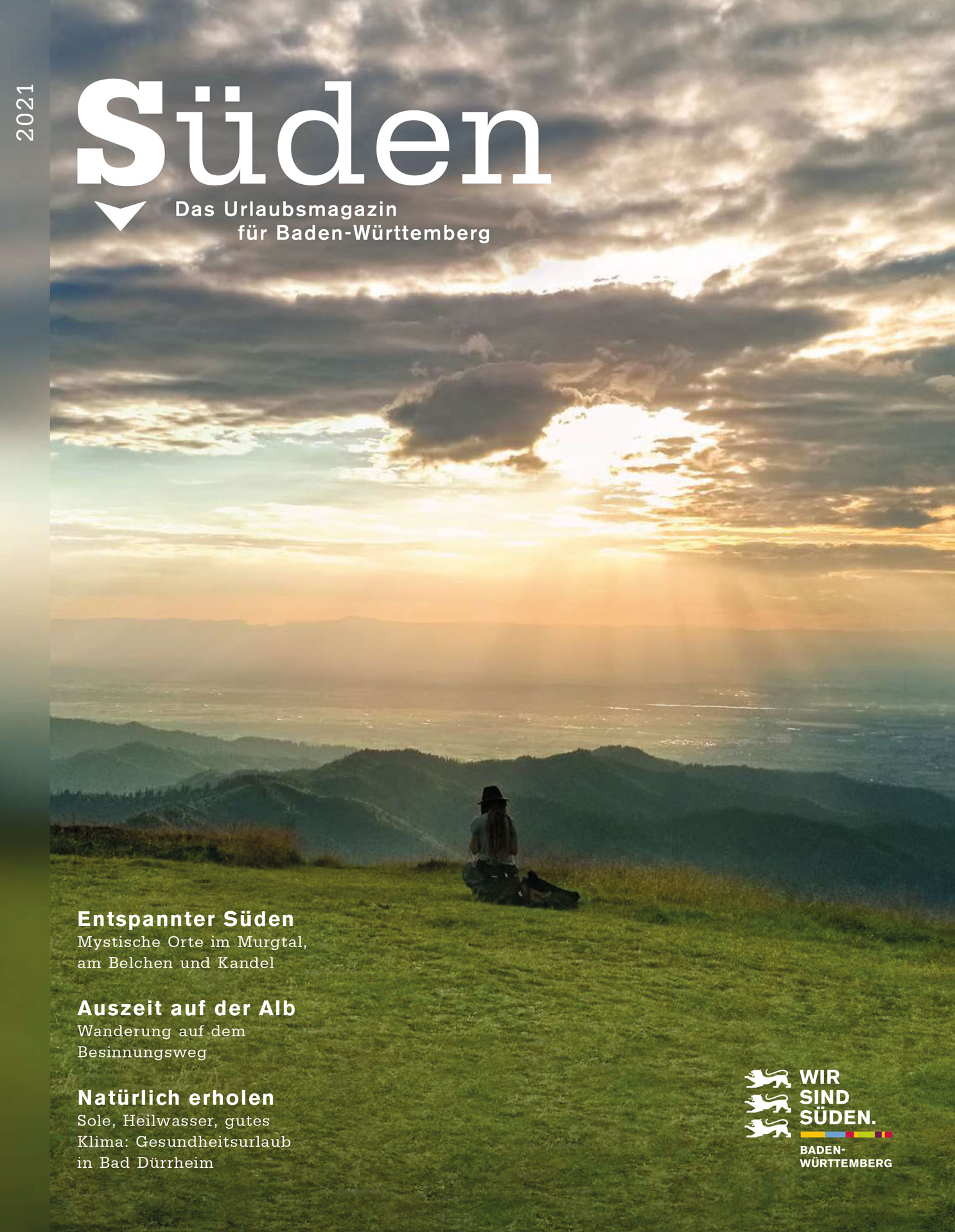 Titelseite Süden Magazin 2021 - Copyright Tourismus Marketing GmbH Baden-Württemberg